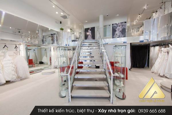 Mẫu nội thất showroom áo cưới